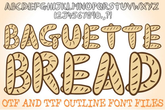 Baguette Bread: A Display Typeface for Authentic Branding