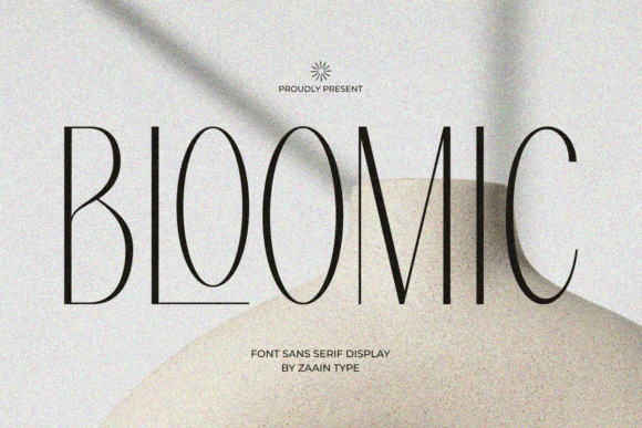 Bloomic: The Sans Serif Display Font for Elegant Design