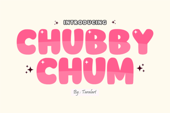 Chubby Chum: A Playful Bubble Font for Kids and Creatives