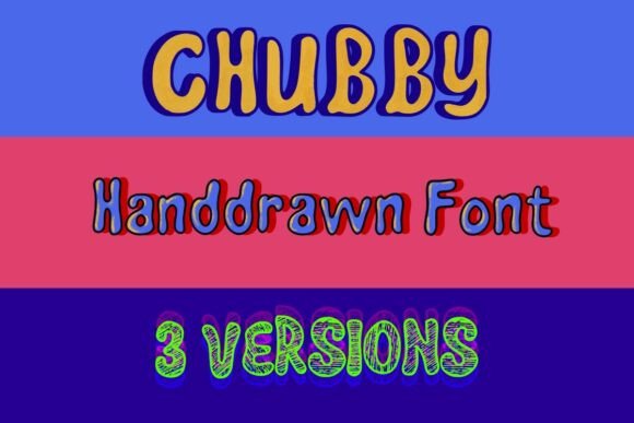 Chubbytextured Regular: Your New Favorite Fun Font