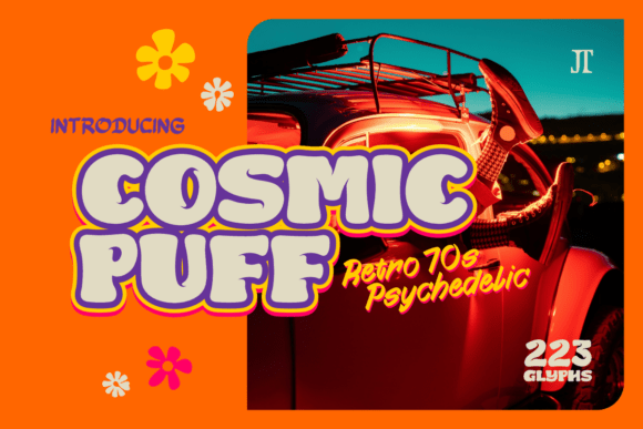 Cosmic Puff: A Groovy Retro Font for Modern Creatives