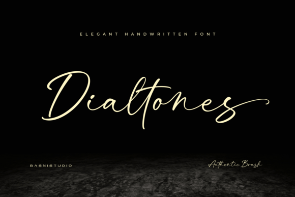 Dialtones: The Handwritten Font for Elevated Branding
