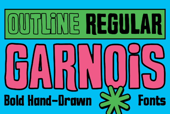 Garnois: The Hand-Drawn Font with Unstoppable Impact