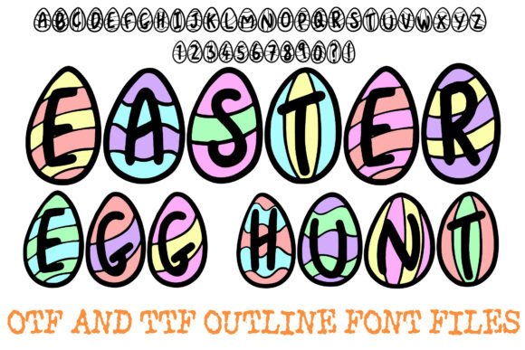 Hop Into Your Next Creative Project with the Easter Egg Hunt Font