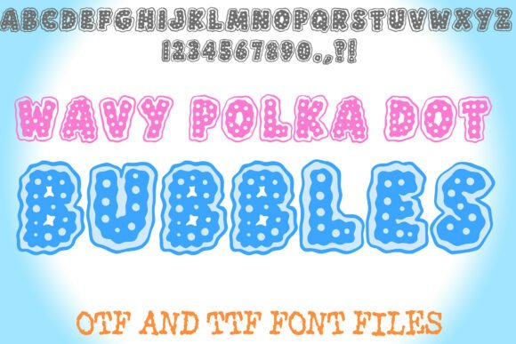 Inject Pure Joy into Your Designs with Wavy Polka Dot Bubbles