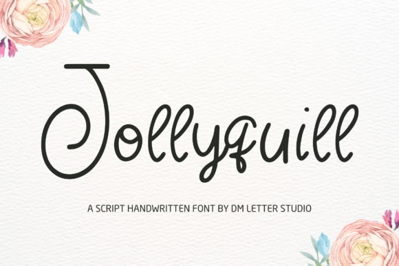 Jollyquill: The Script Handwriting Font That Feels Like a Friend
