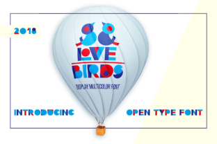Love Birds: A Geometric Display Font for Modern Design