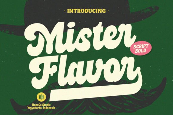 Mister Flavor: A Bold Script with Retro Charm