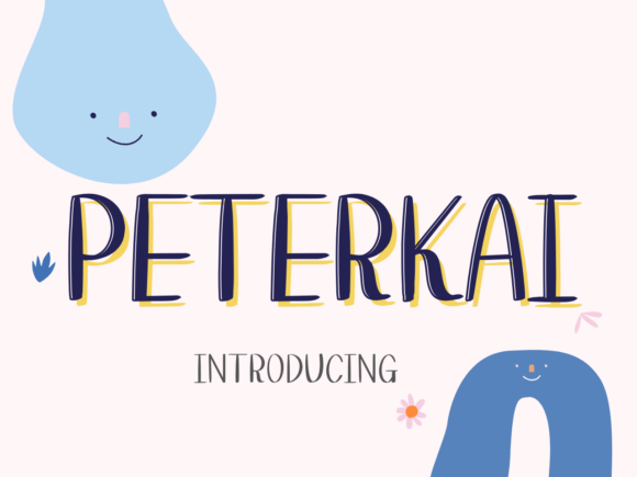 Peterkai: The Handcrafted Display Font with a Whimsical Soul