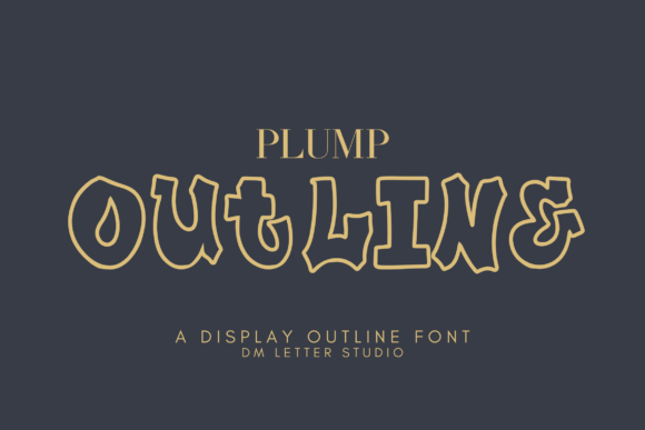 Plump Outline: A Font That Makes Your Designs Pop