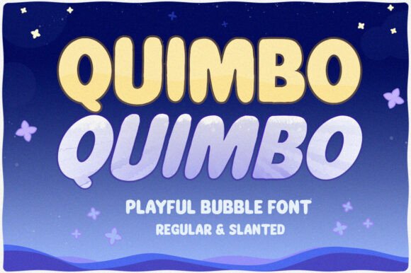 Quimbo: The Playful Bubble Font for Joyful Design