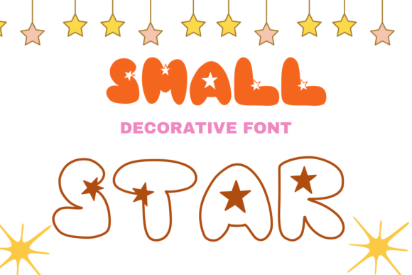 Small Star: A Typeface That Turns Words Into Playful Constellations