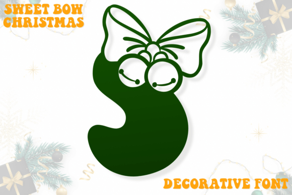 Sweet Bow Christmas: A Festive Font for Holiday Crafting