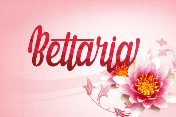 The Bouncy Charm of Bettaria: A Font for Playful Brands