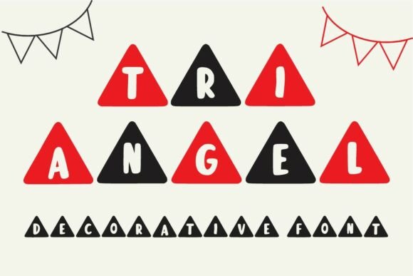 Triangel: Unleash Geometric Creativity with a Bold Typeface
