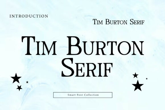 Unleash the Whimsical Darkness of Tim Burton Serif